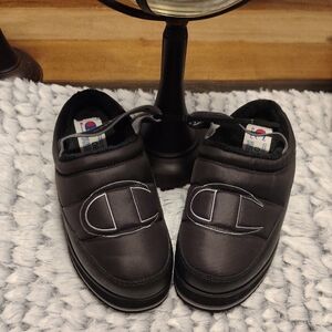 Champion Black Slip-On Loafers